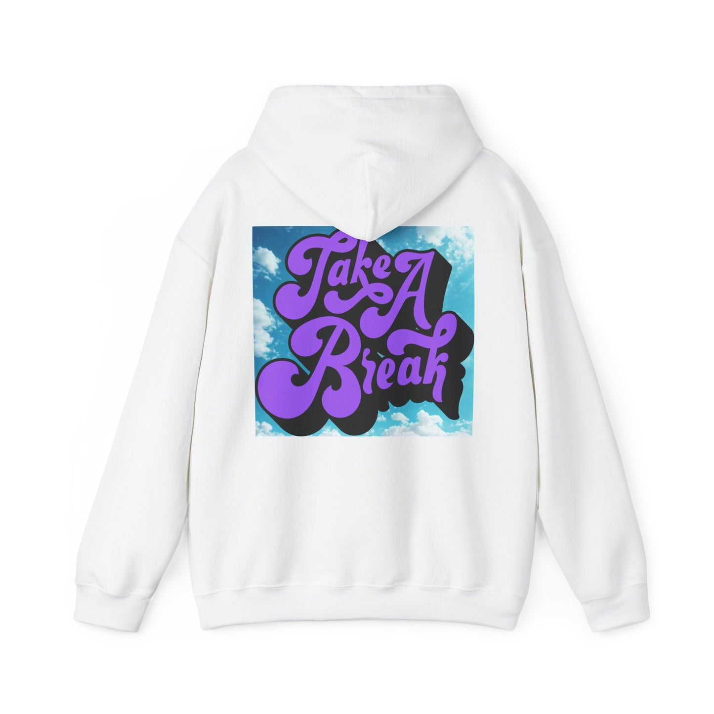 Chill Vibes Unisex Hoodie - Take A Break Sweatshirt for Relaxation, Cozy Gift for Friends, Everyday Wear, Self-Care Fashion, Lounge Wear