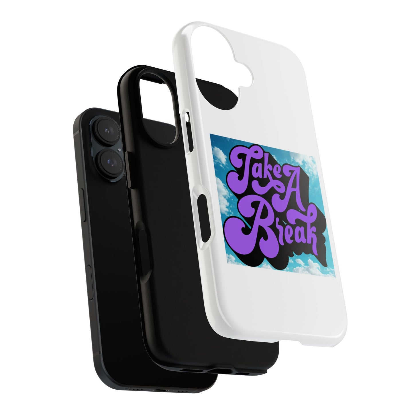 Take A Break Phone Case, Tough Cases for Relaxation, Gift for Phone Lovers, Cute Phone Accessories, Motivational Case