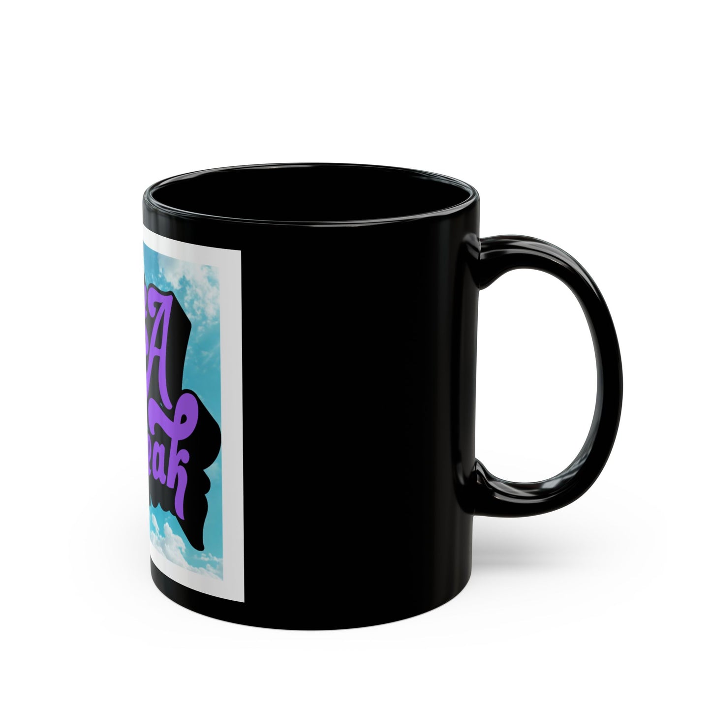 Take A Break Black Mug - Relaxing Coffee Cup, Gift for Friend, Self-Care, Motivational, Office Decor