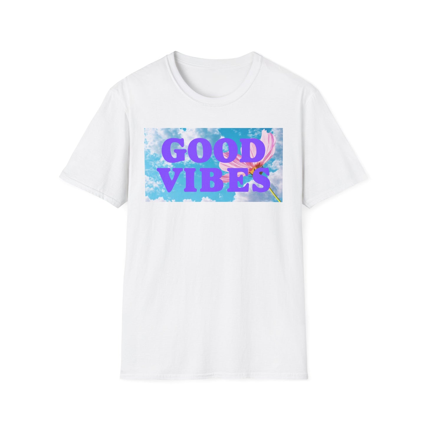 Good Vibes Unisex Softstyle T-Shirt | Positive Energy Apparel, Summer Fashion, Gift for Friends, Casual Tee, Relaxed Style