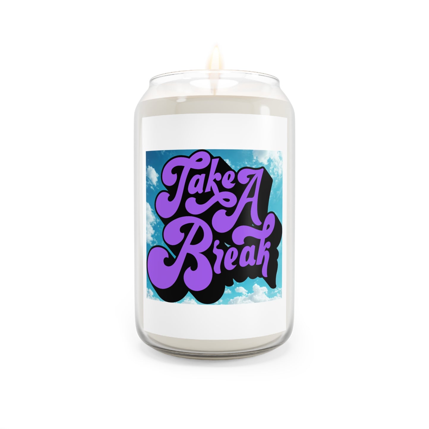 Vibrant Scented Candle - 'Take A Break' | Aromatherapy Gift, Relaxation Decor, Self-Care Essential, Home Fragrance