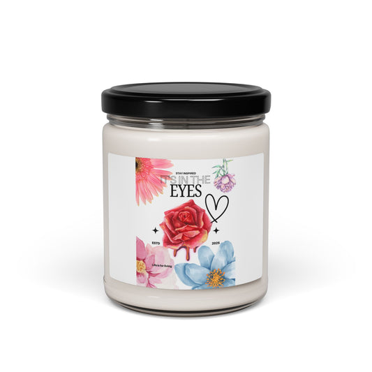 Floral Scented Soy Candle | Relaxing Home Decor, Gift for Her, Self-Care, Aromatherapy, Birthday, Mother's Day